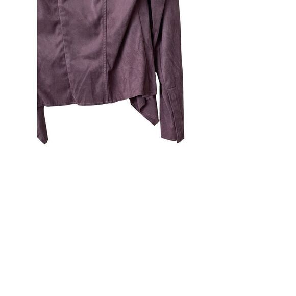 Kut from the Kloth Tayanita Faux Suede Jacket in Wisteria size L NWT - Picture 4 of 13